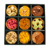 Assorted Ghevar Box 9 Pcs